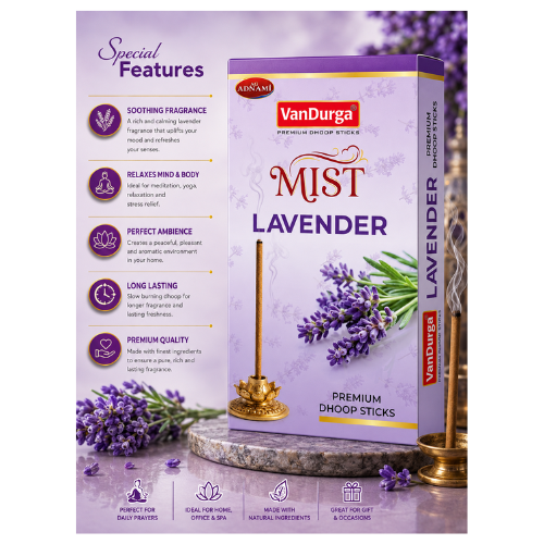 Mist Dhoop Sticks (Lavandar Fragrances)